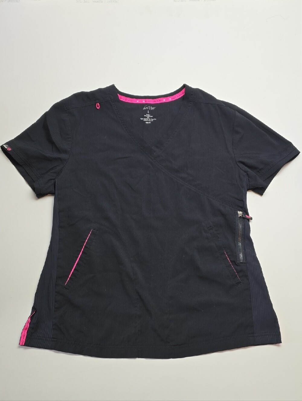 KOI Lite Philosophy Women’s 3-Pocket Mock-Wrap Scrub Top
